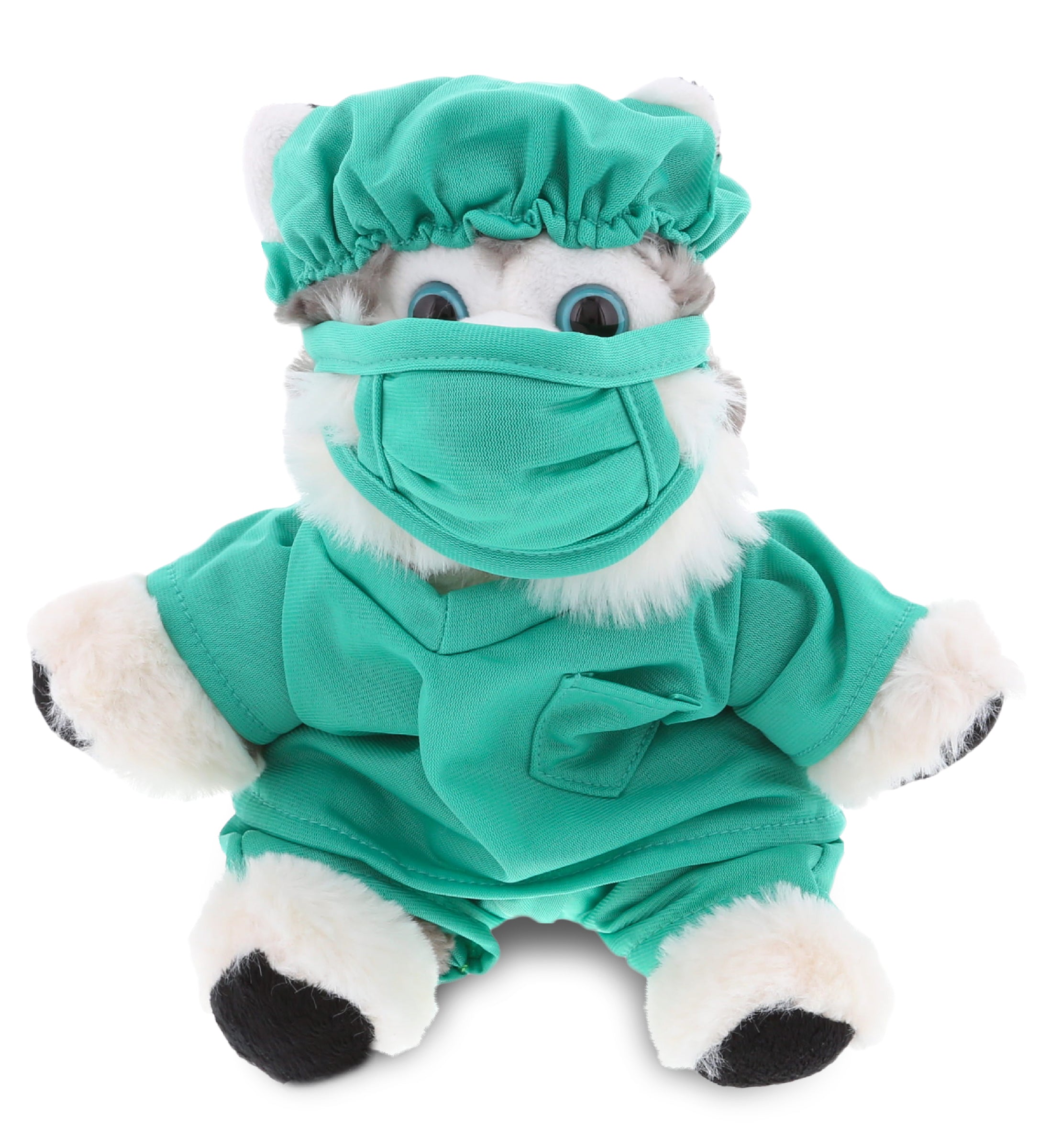 PLUSH DOCTOR - SUPER SOFT PLUSH - FLOPPY HUSKY