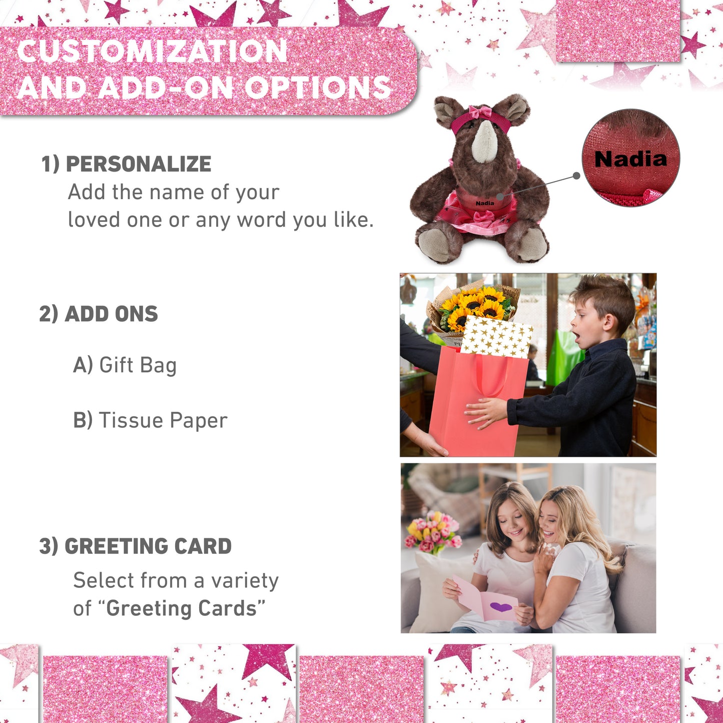 SUPER SOFT PLUSH - SITTING BROWN RHINO BALLERINA