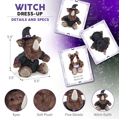 SUPER SOFT PLUSH - WILD MAMMOTH LARGE WITCH DRESS UP