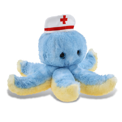 SUPER SOFT PLUSH - BLUE OCTOPUS NURSE