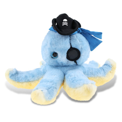 SUPER SOFT PLUSH - BLUE OCTOPUS PIRATE DRESS UP