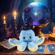 SUPER SOFT PLUSH - BLUE OCTOPUS WIZARD