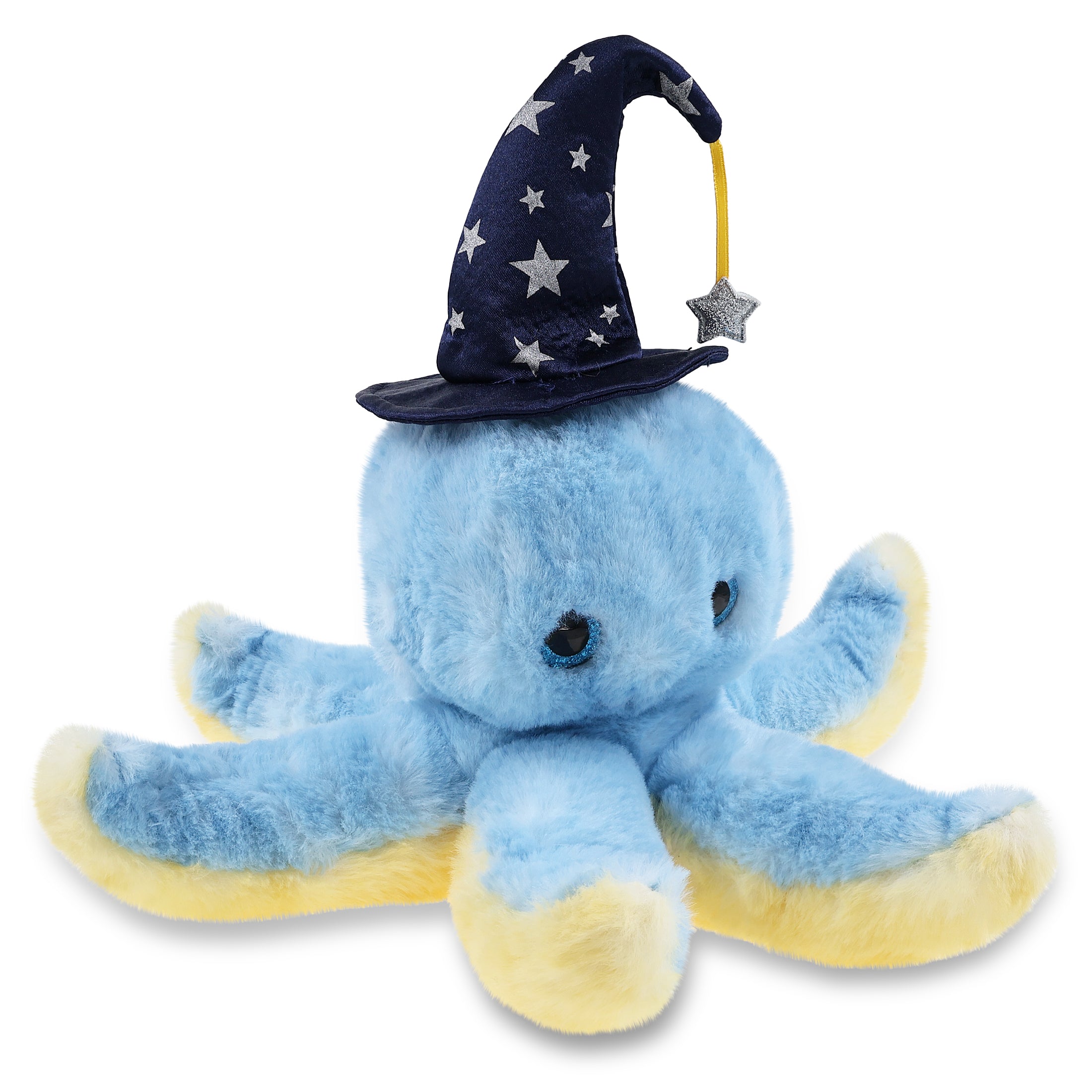 SUPER SOFT PLUSH - BLUE OCTOPUS WIZARD