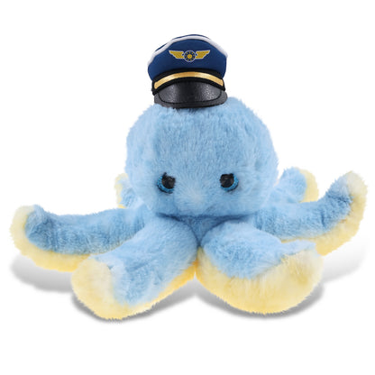 SUPER SOFT PLUSH - BLUE OCTOPUS PILOT DRESS UP