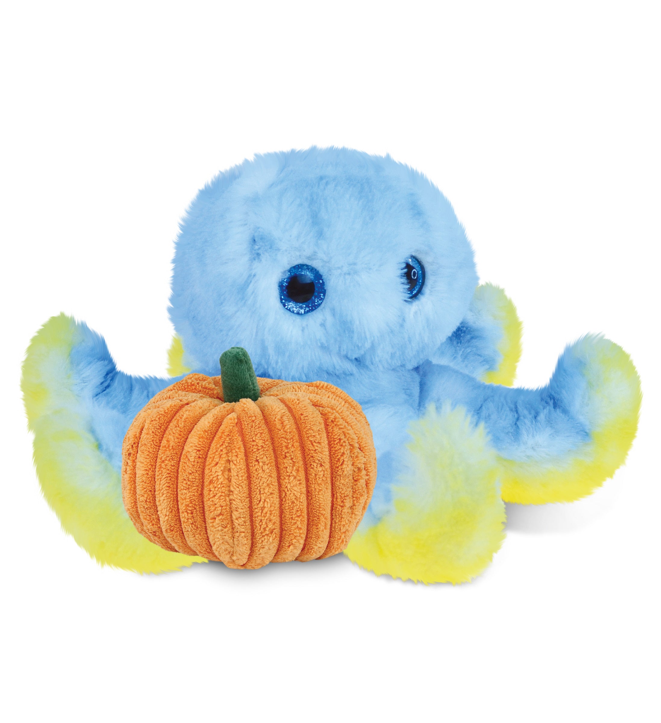 PLUSH PUMPKIN - SUPER SOFT PLUSH - BLUE OCTOPUS