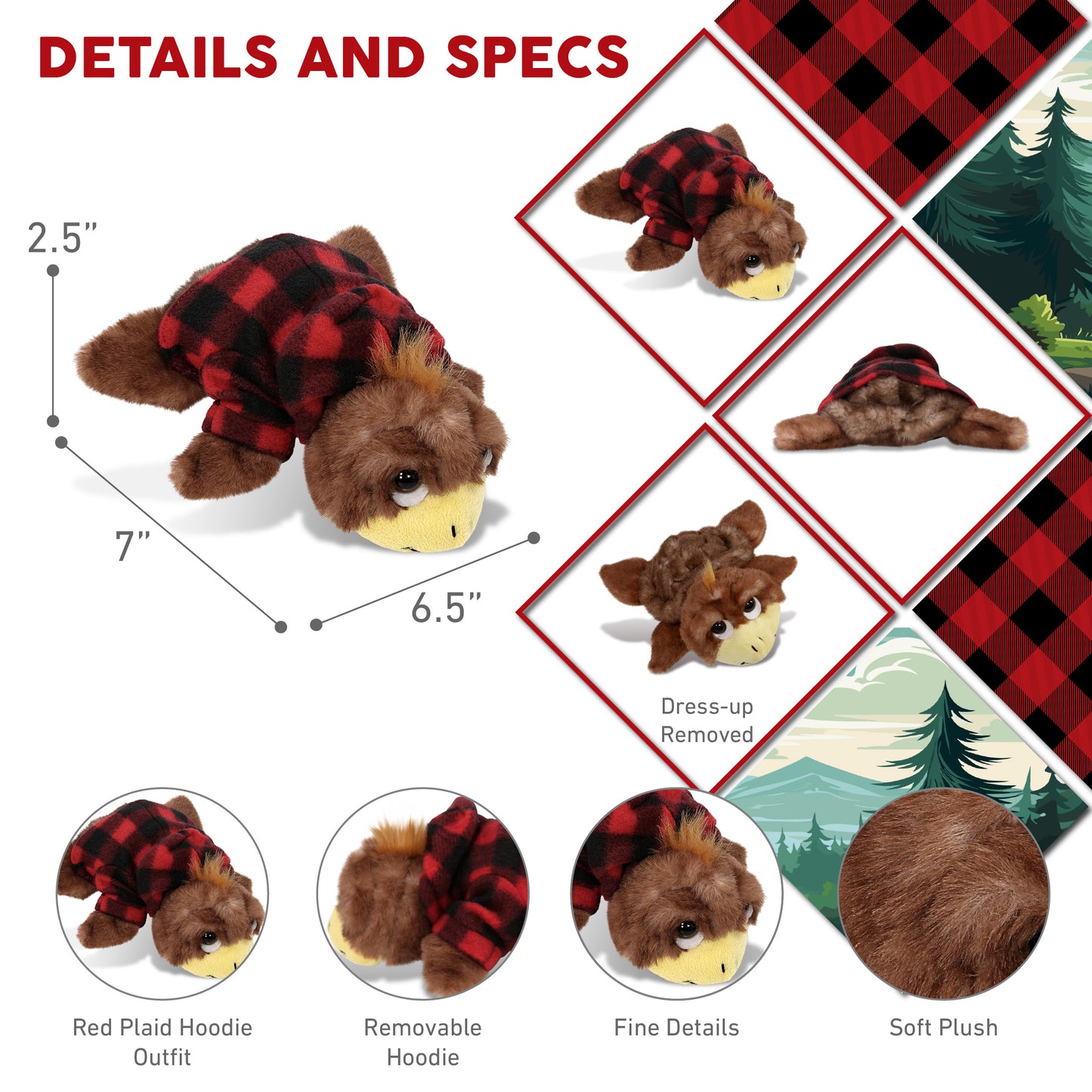 SUPER SOFT PLUSH - BROWN SEA TURTLE SMALL