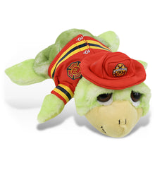 PLUSH FIREMAN - SUPER SOFT PLUSH - GREEN SEA TURTLE LARGE