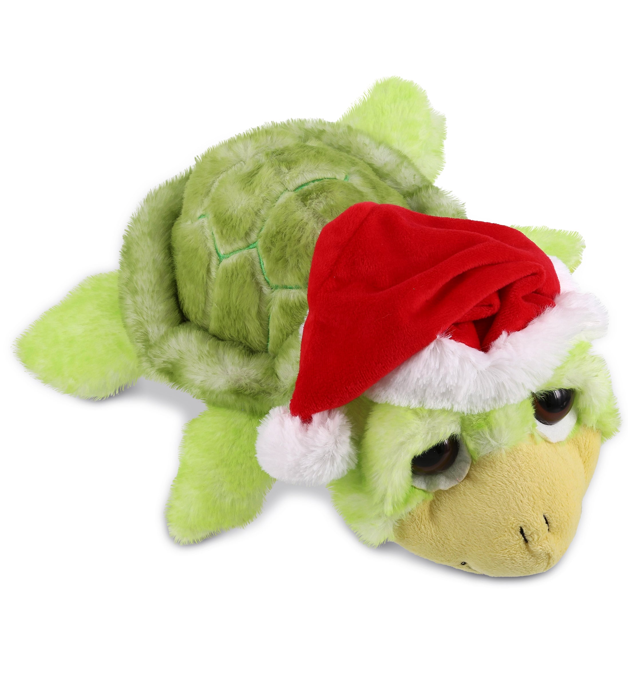 PLUSH SANTA - SUPER SOFT PLUSH - GREEN SEA TURTLE LARGE