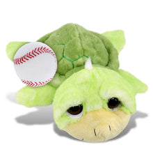 SUPER SOFT PLUSH - GREEN SEA TURTLE LARGE WITH BASEBALL PLUSH