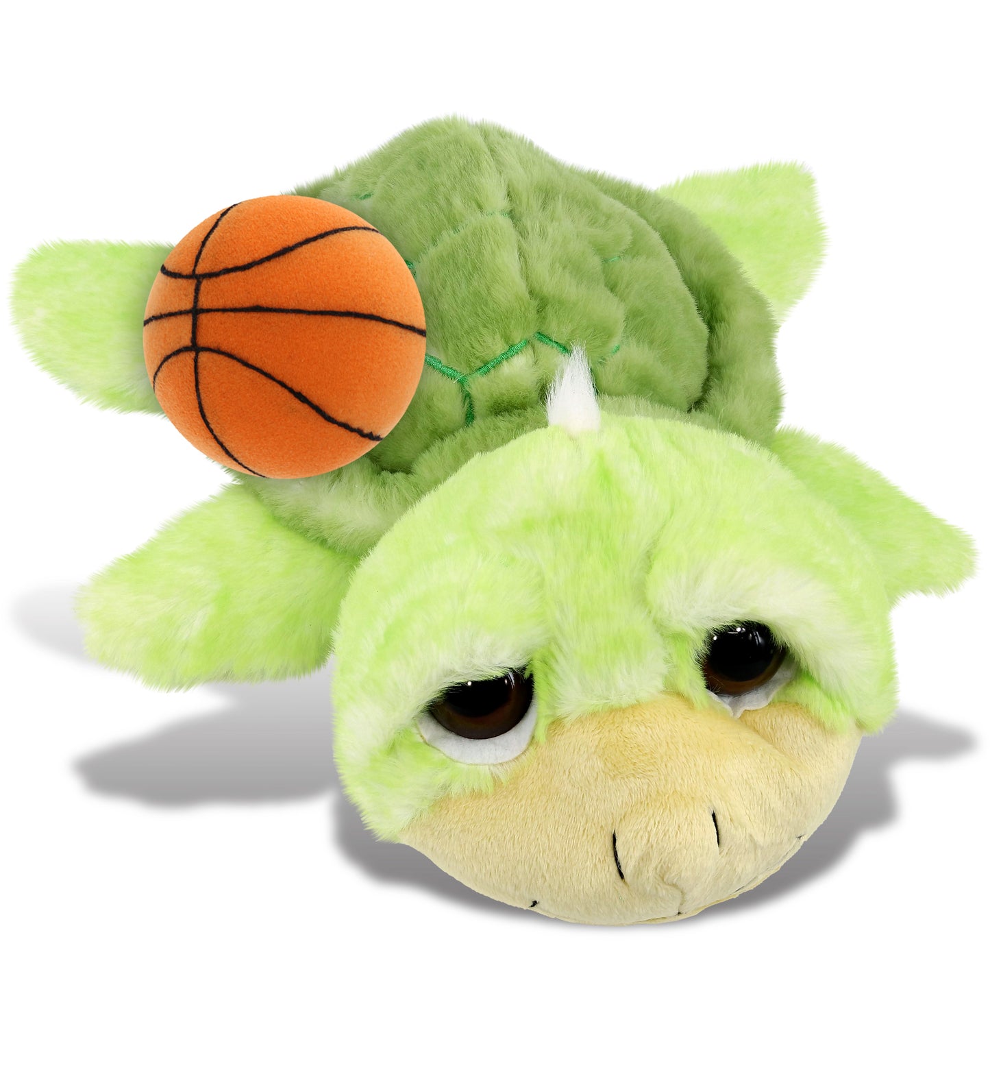 SUPER SOFT PLUSH - GREEN SEA TURTLE LARGE WITH BASKETBALL PLUSH