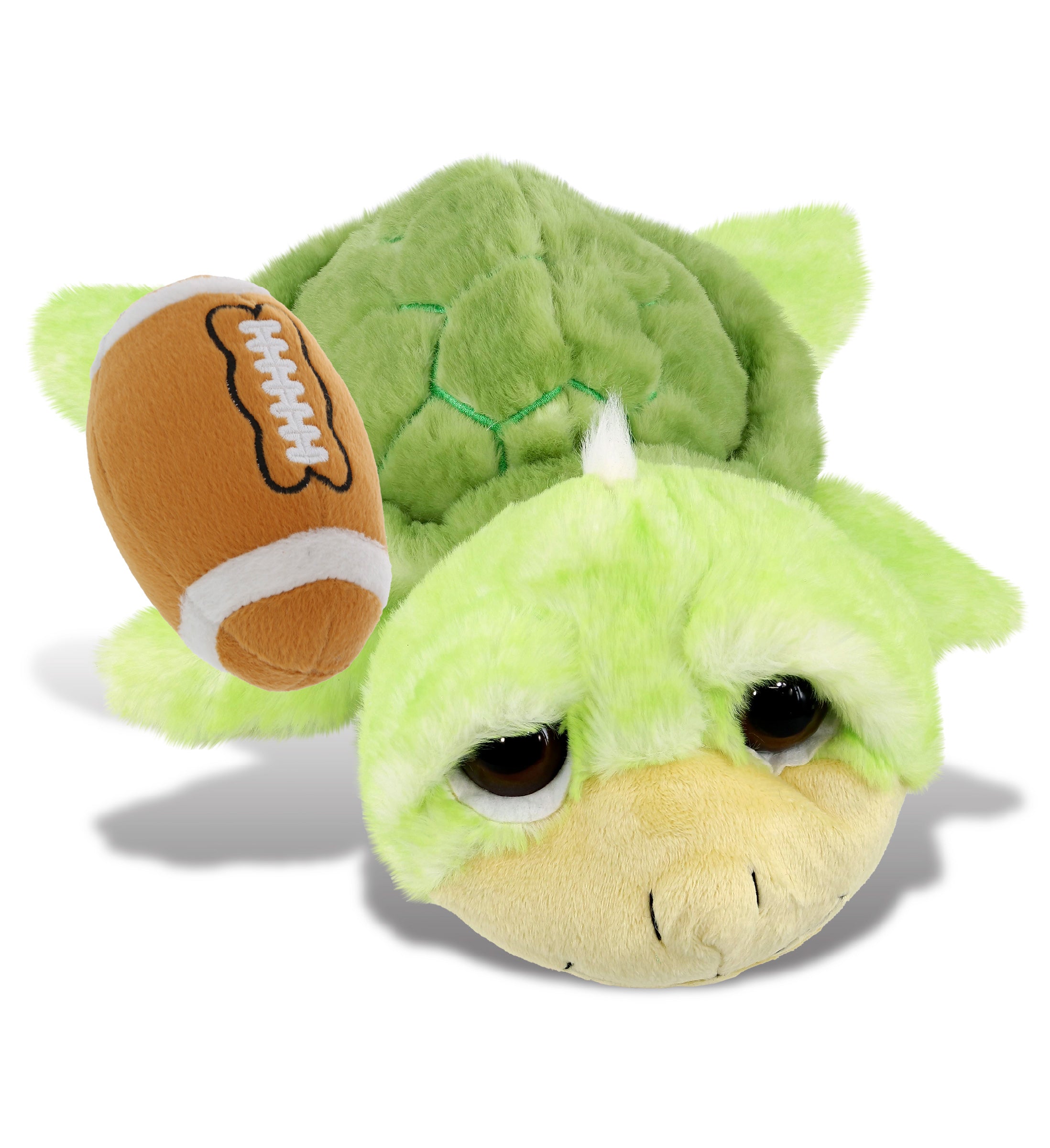 SUPER SOFT PLUSH - GREEN SEA TURTLE LARGE WITH FOOTBALL PLUSH