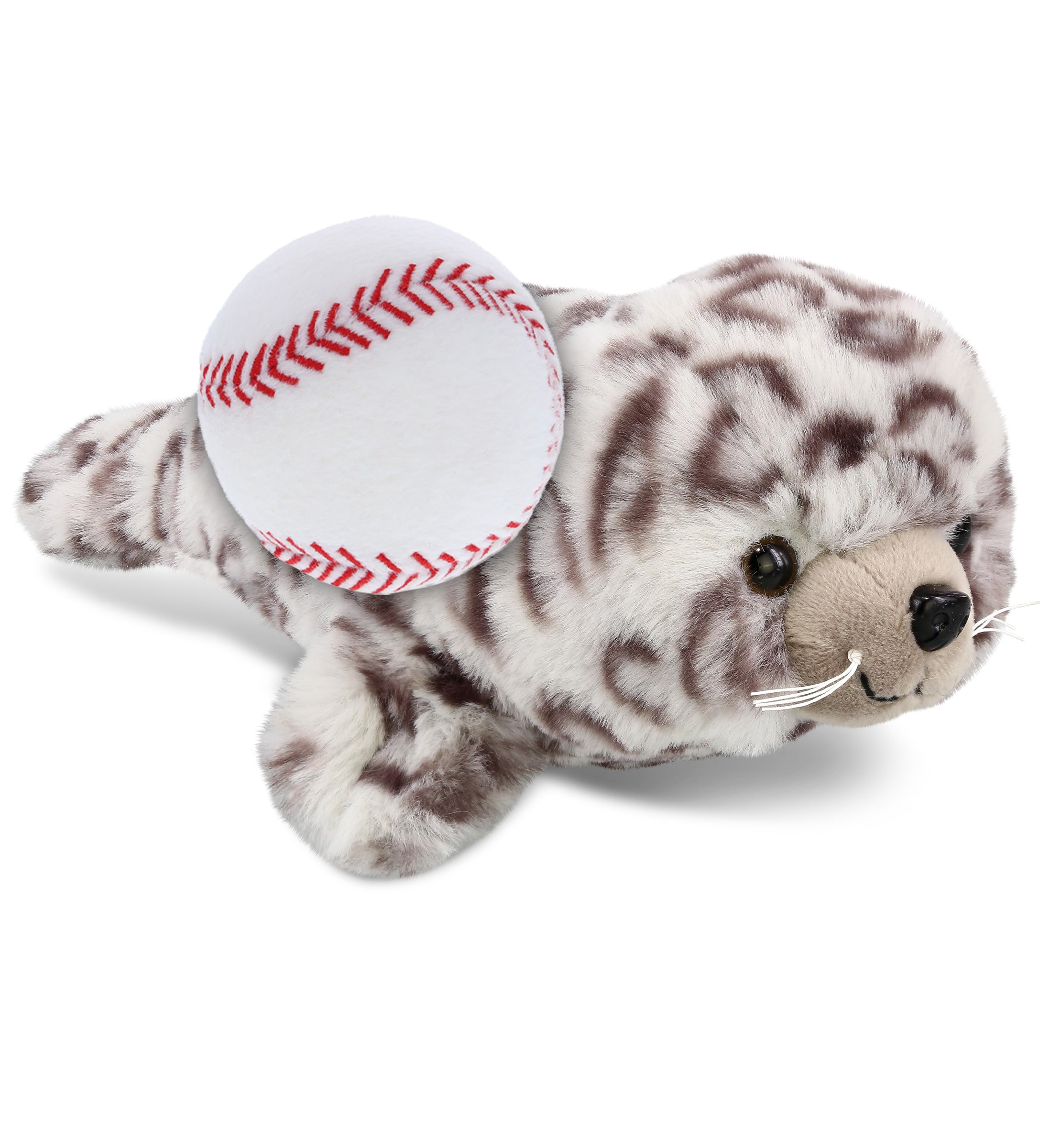PLUSH BASEBALL - SUPER-SOFT PLUSH - SEAL 10"