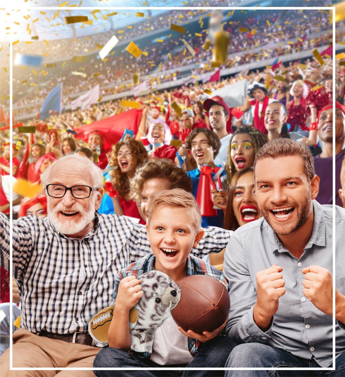 SUPER-SOFT PLUSH - SEAL 10" WITH FOOTBALL PLUSH