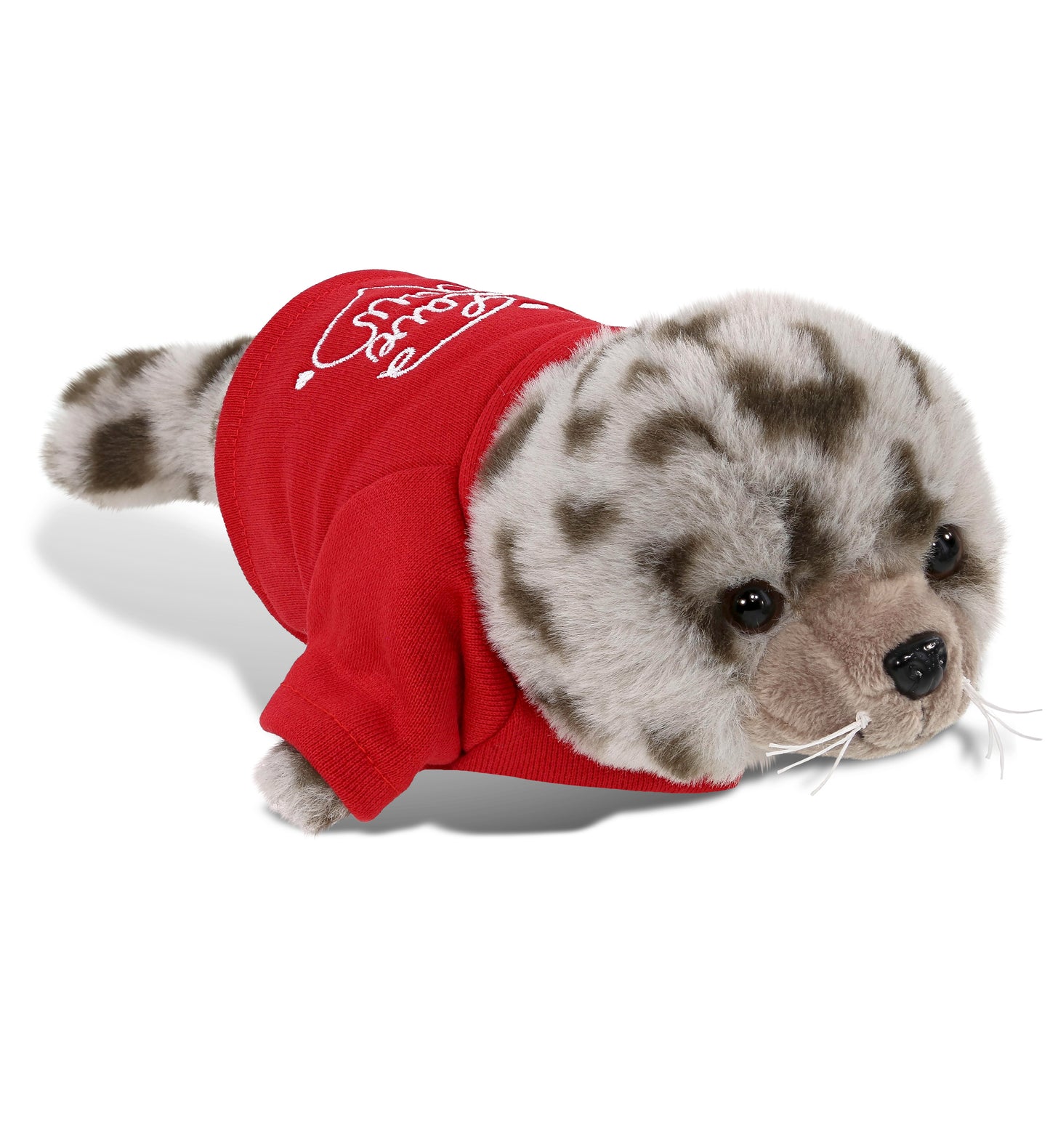 PLUSH I LOVE YOU RED SHIRT- SUPER-SOFT PLUSH - SEAL 10"