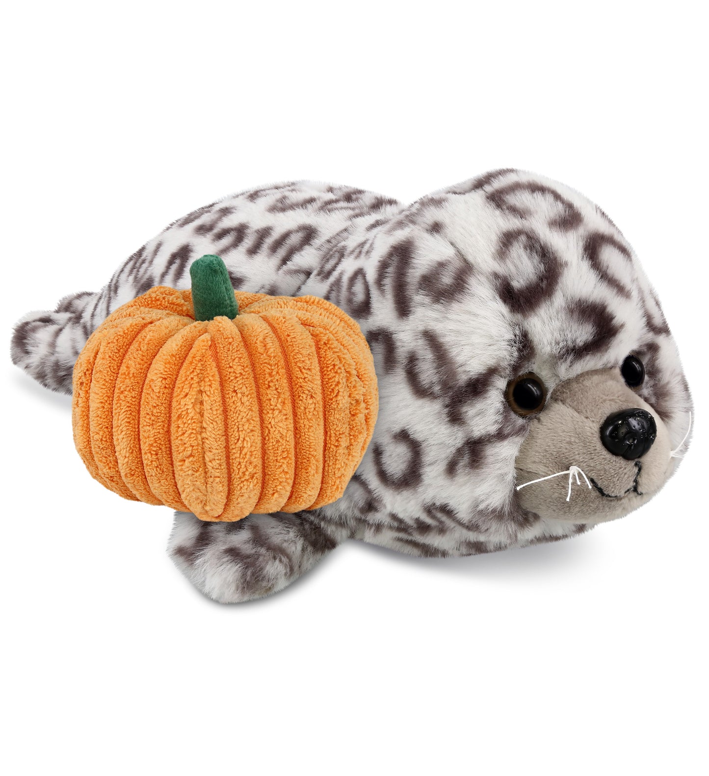 PLUSH PUMPKIN - SUPER-SOFT PLUSH - SEAL 12"
