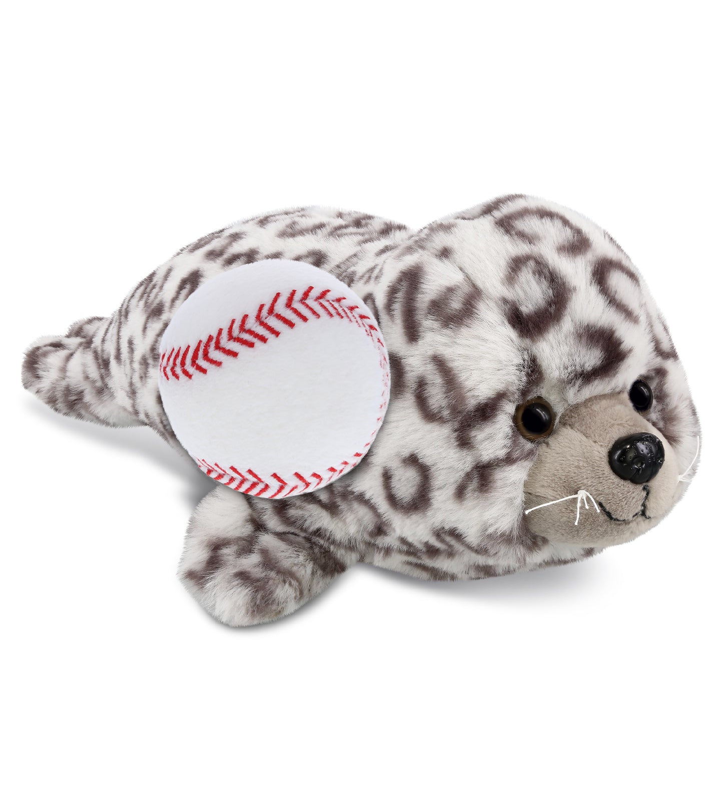 PLUSH BASEBALL - SUPER-SOFT PLUSH - SEAL 12"