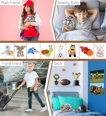 SUPER-SOFT PLUSH - SEAL 12" WITH FOOTBALL PLUSH