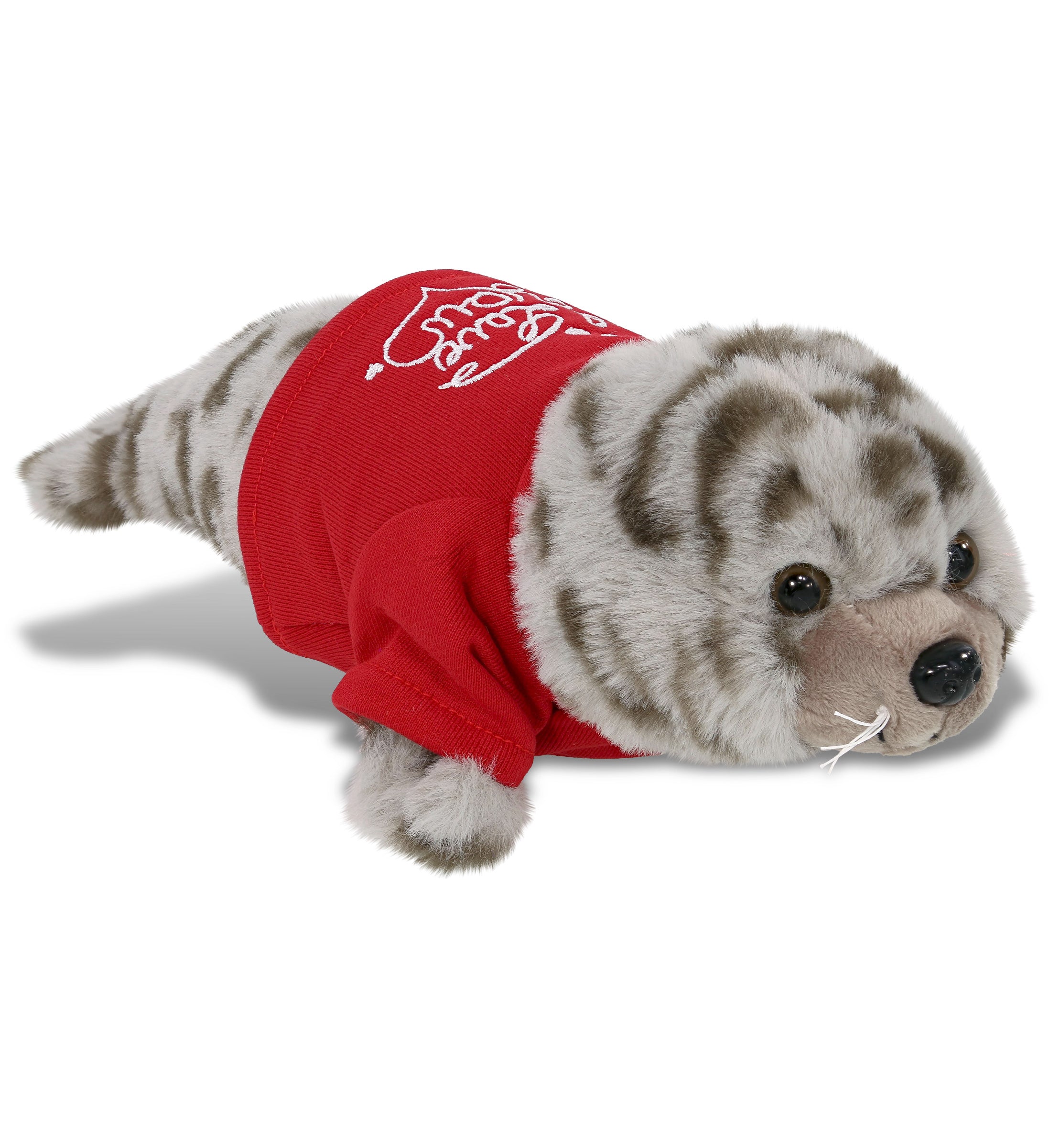 PLUSH I LOVE YOU RED SHIRT- SUPER-SOFT PLUSH - SEAL 12"