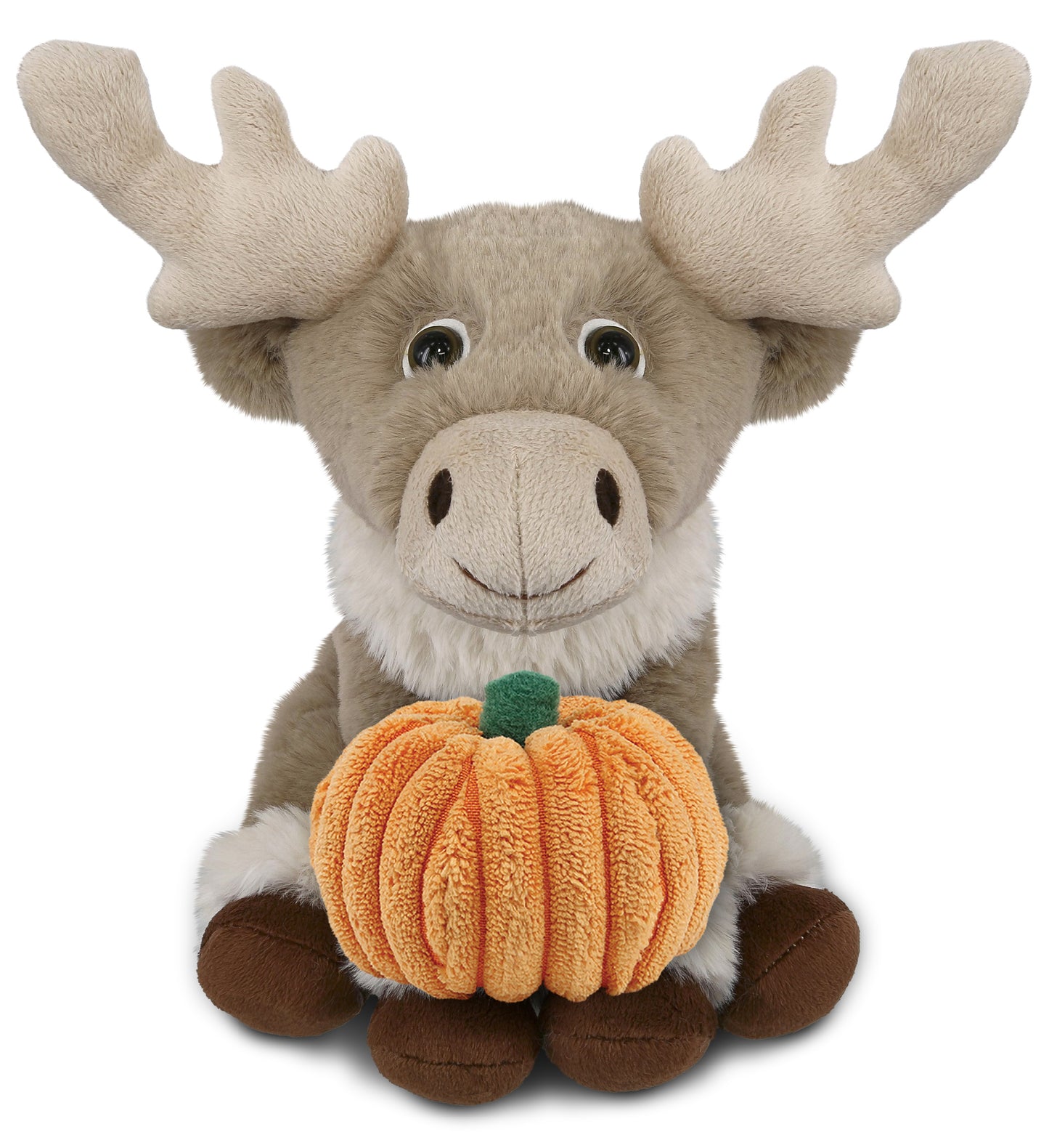 PLUSH PUMPKIN - SUPER-SOFT PLUSH - SQUAT REINDEER 8.5"