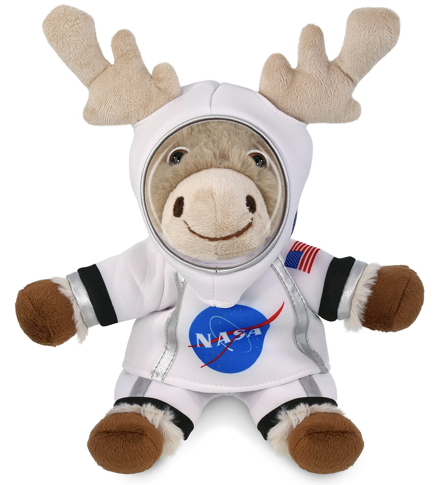 PLUSH ASTRONAUT - SUPER-SOFT PLUSH - SQUAT REINDEER 8.5"