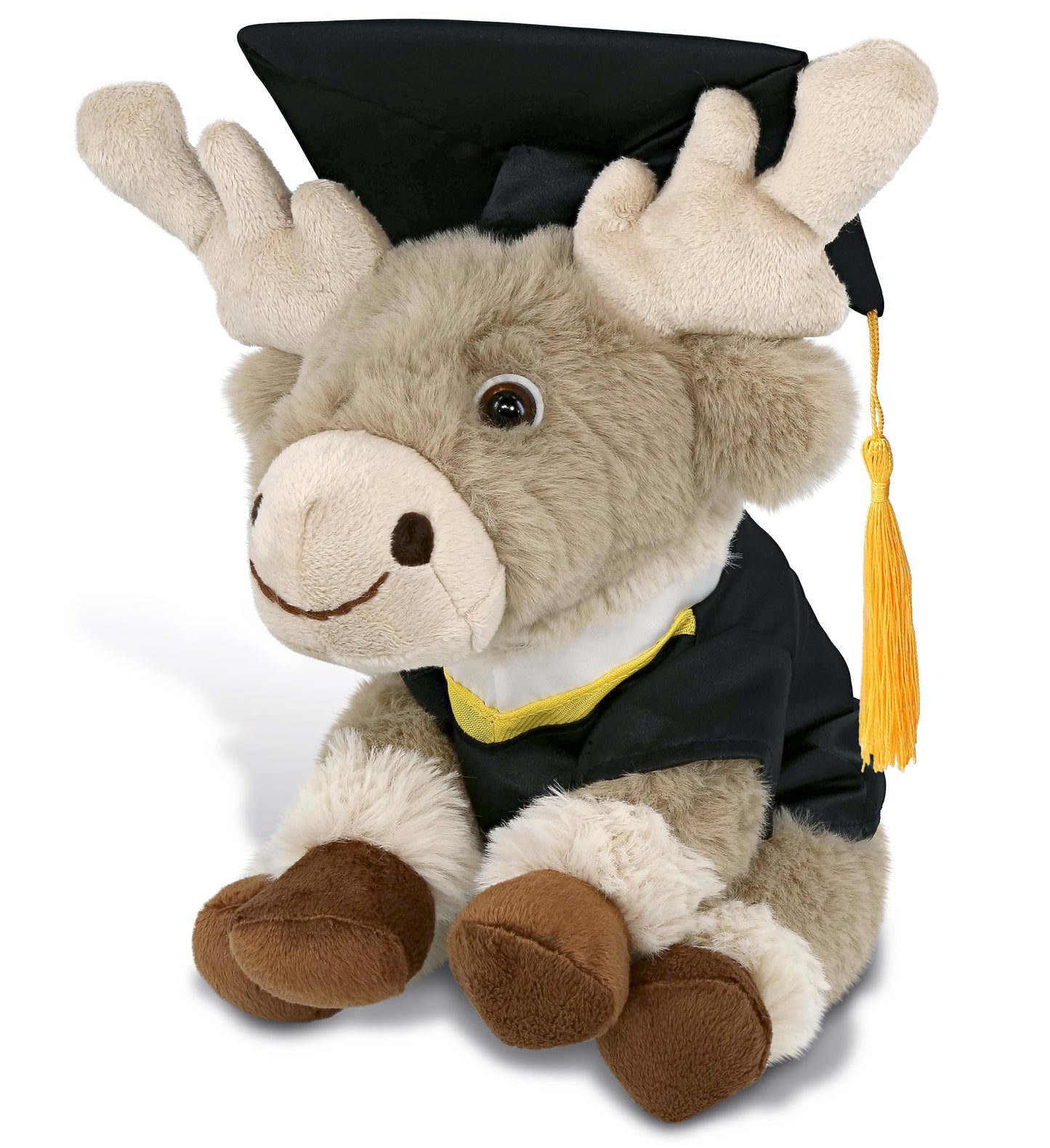 PLUSH GRADUATION - SUPER-SOFT PLUSH - SQUAT REINDEER 8.5"