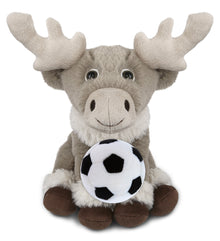 SUPER-SOFT PLUSH - SQUAT REINDEER 8.5" WITH SOCCER PLUSH