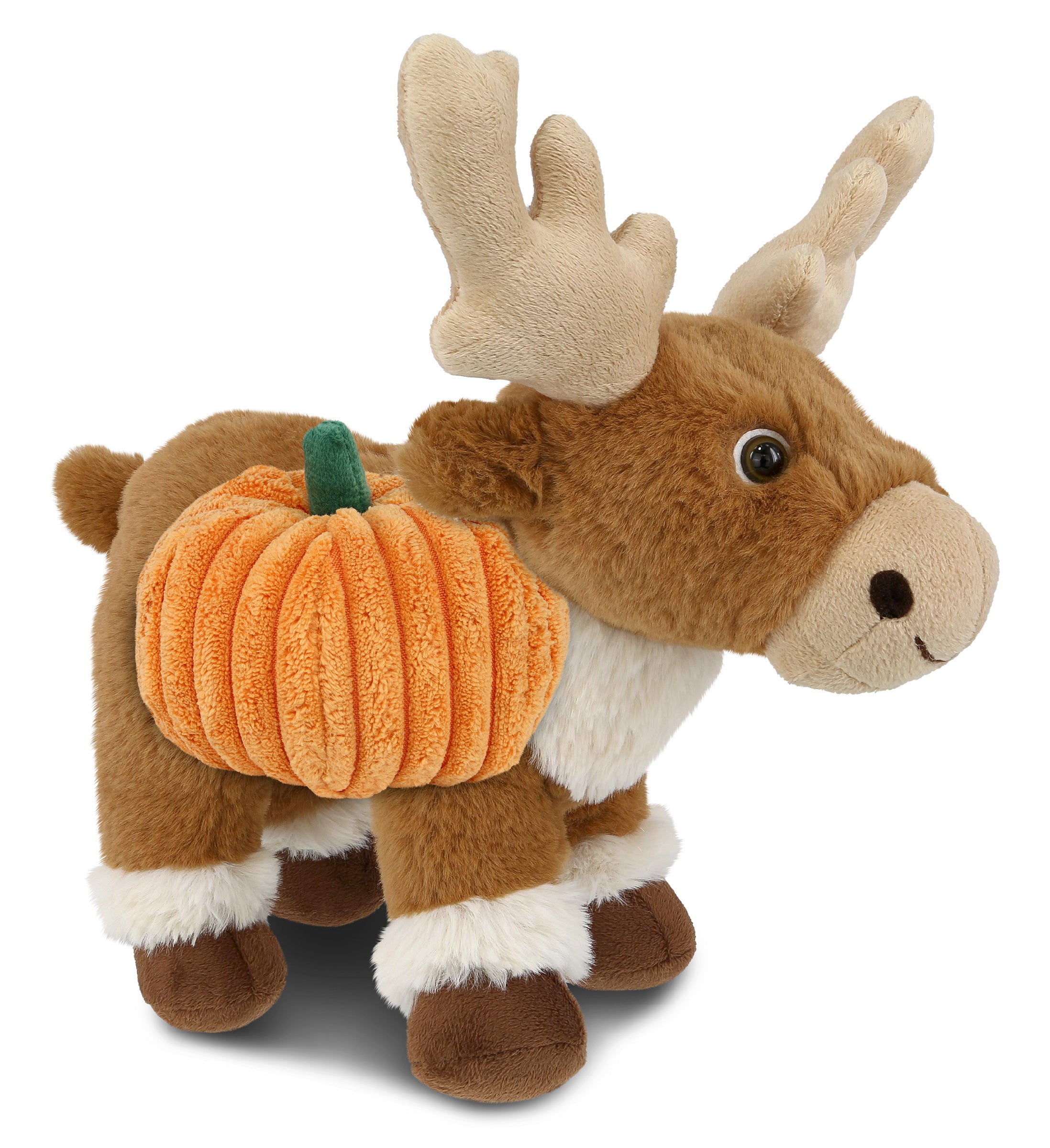 PLUSH PUMPKIN - SUPER-SOFT PLUSH - STANDING REINDEER 11"