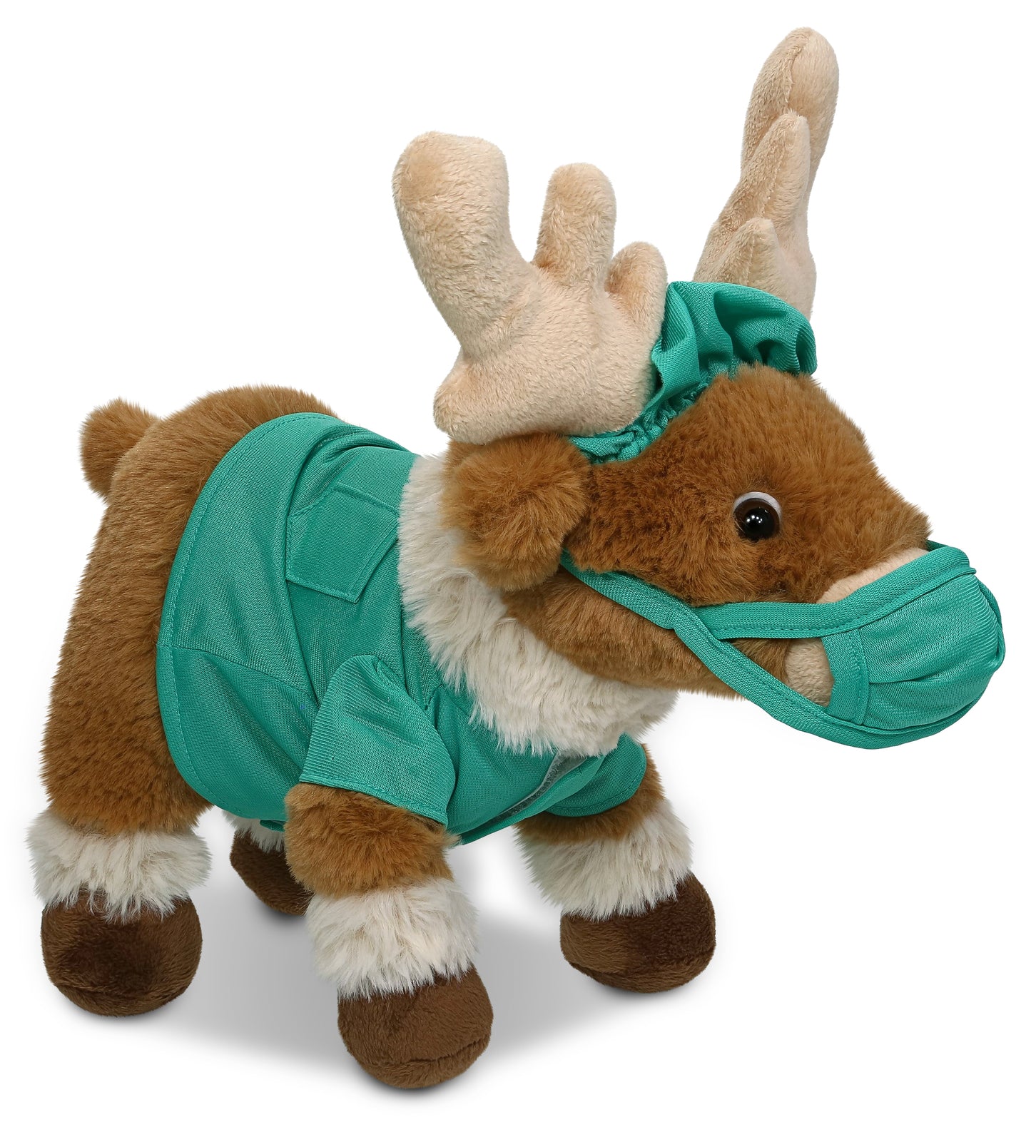 PLUSH DOCTOR - SUPER-SOFT PLUSH - STANDING REINDEER 11"