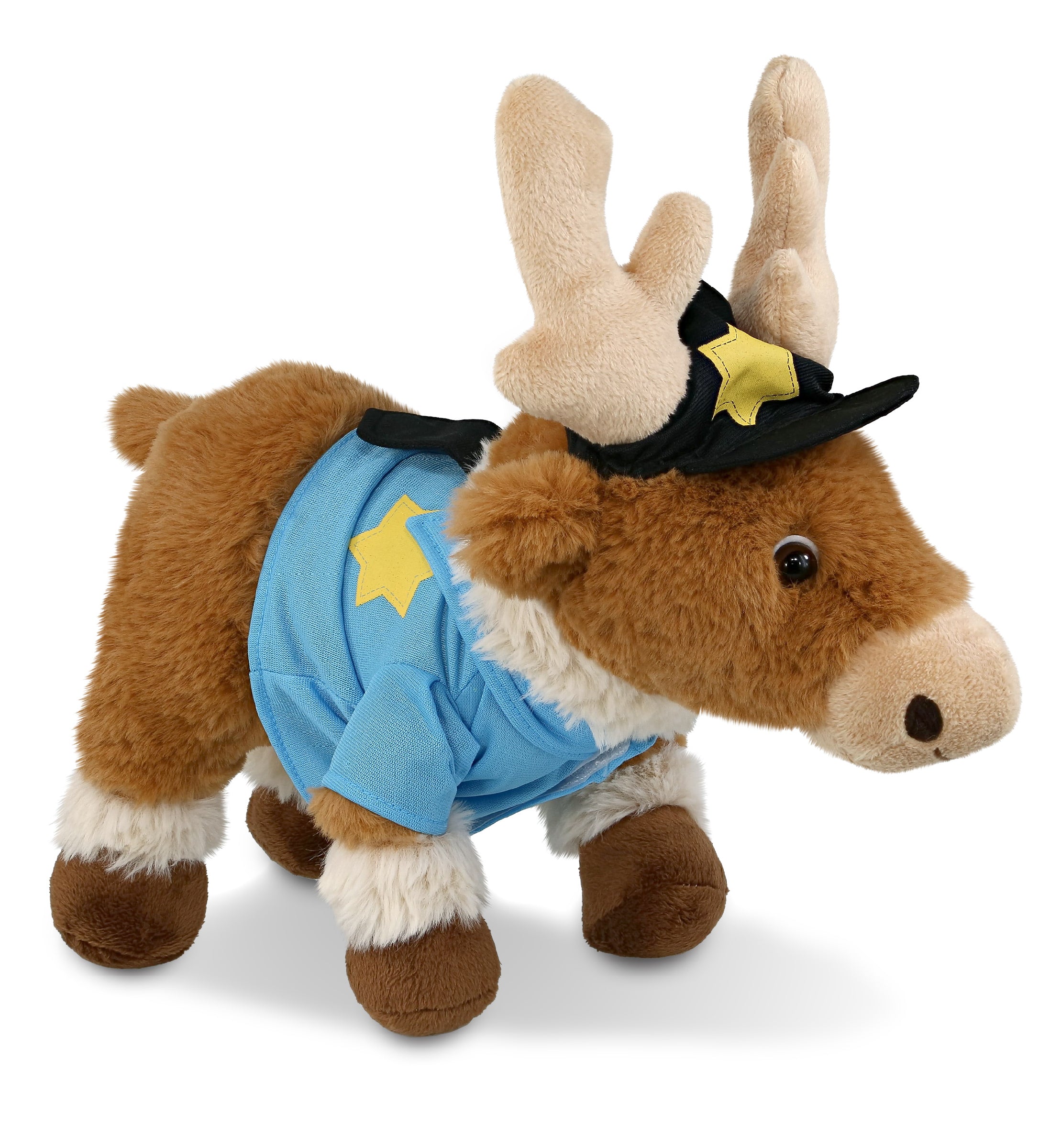 PLUSH POLICE - SUPER-SOFT PLUSH - STANDING REINDEER 11"