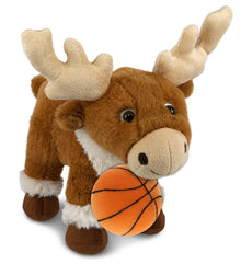PLUSH BASKETBALL - SUPER-SOFT PLUSH - STANDING REINDEER 11"