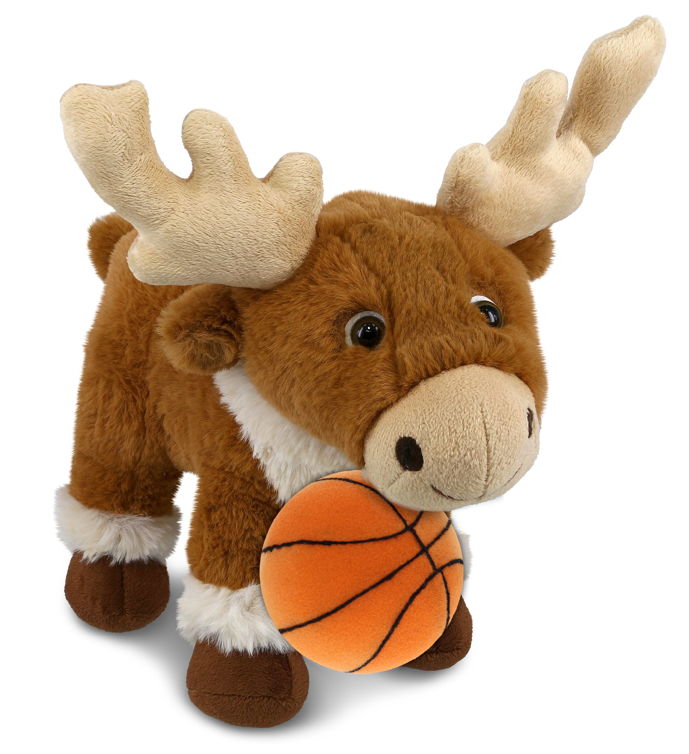 PLUSH BASKETBALL - SUPER-SOFT PLUSH - STANDING REINDEER 11"
