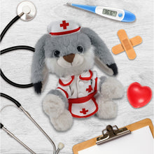 SUPER-SOFT PLUSH - GREY RABBIT 7" NURSE