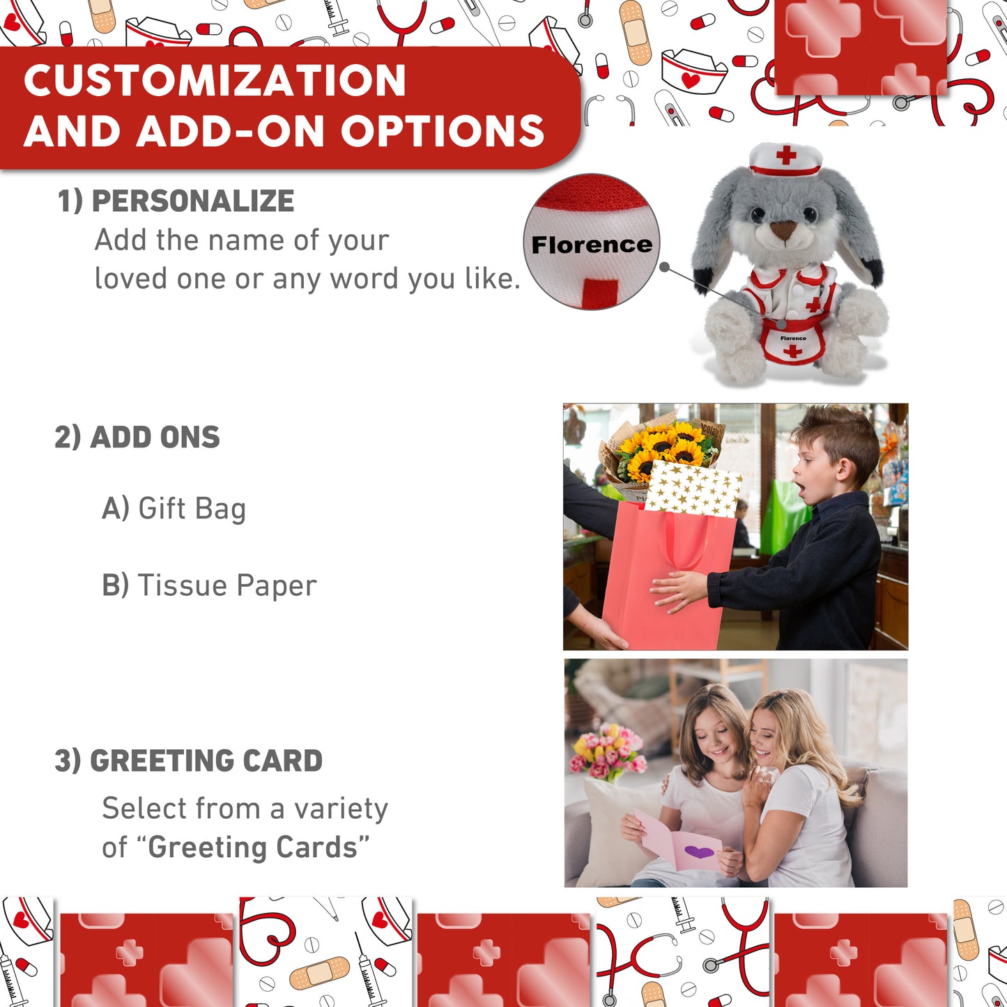 SUPER-SOFT PLUSH - GREY RABBIT 7" NURSE