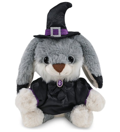 SUPER-SOFT PLUSH - GREY RABBIT 7" WITCH DRESS UP