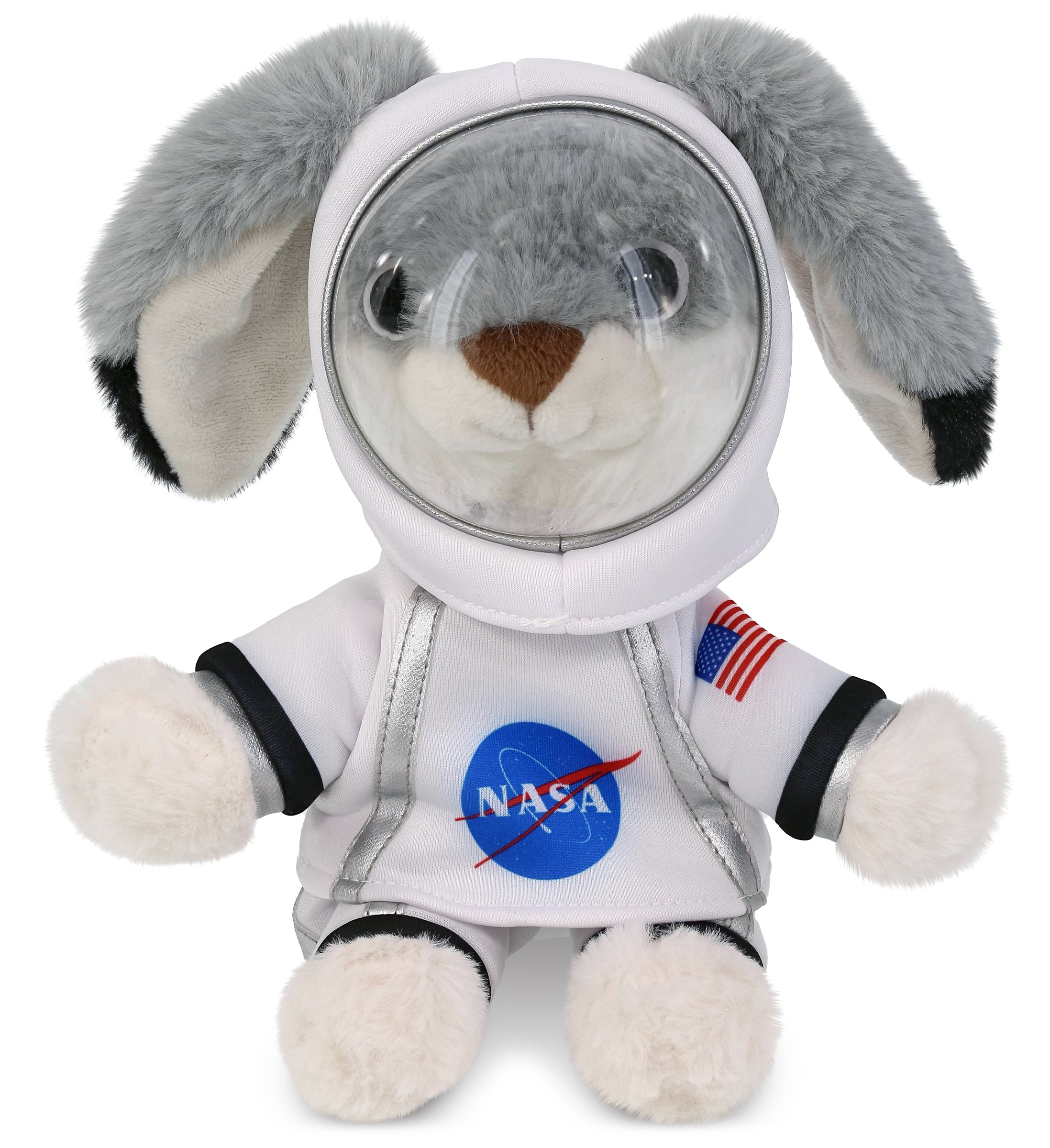 PLUSH ASTRONAUT - SUPER-SOFT PLUSH - GREY RABBIT 7"