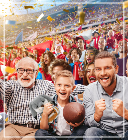 SUPER-SOFT PLUSH - GREY RABBIT 7" WITH FOOTBALL PLUSH