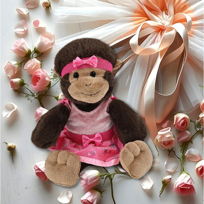 SUPER-SOFT PLUSH - MONKEY 9" BALLERINA
