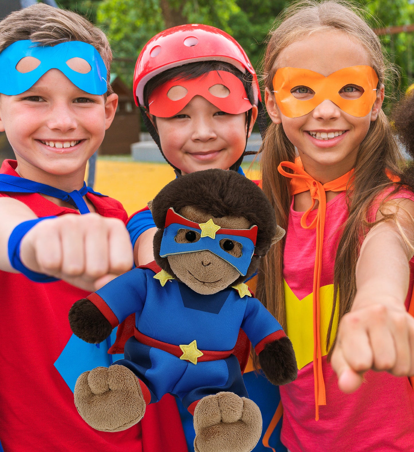 SUPER-SOFT PLUSH - MONKEY 9" SUPER HERO