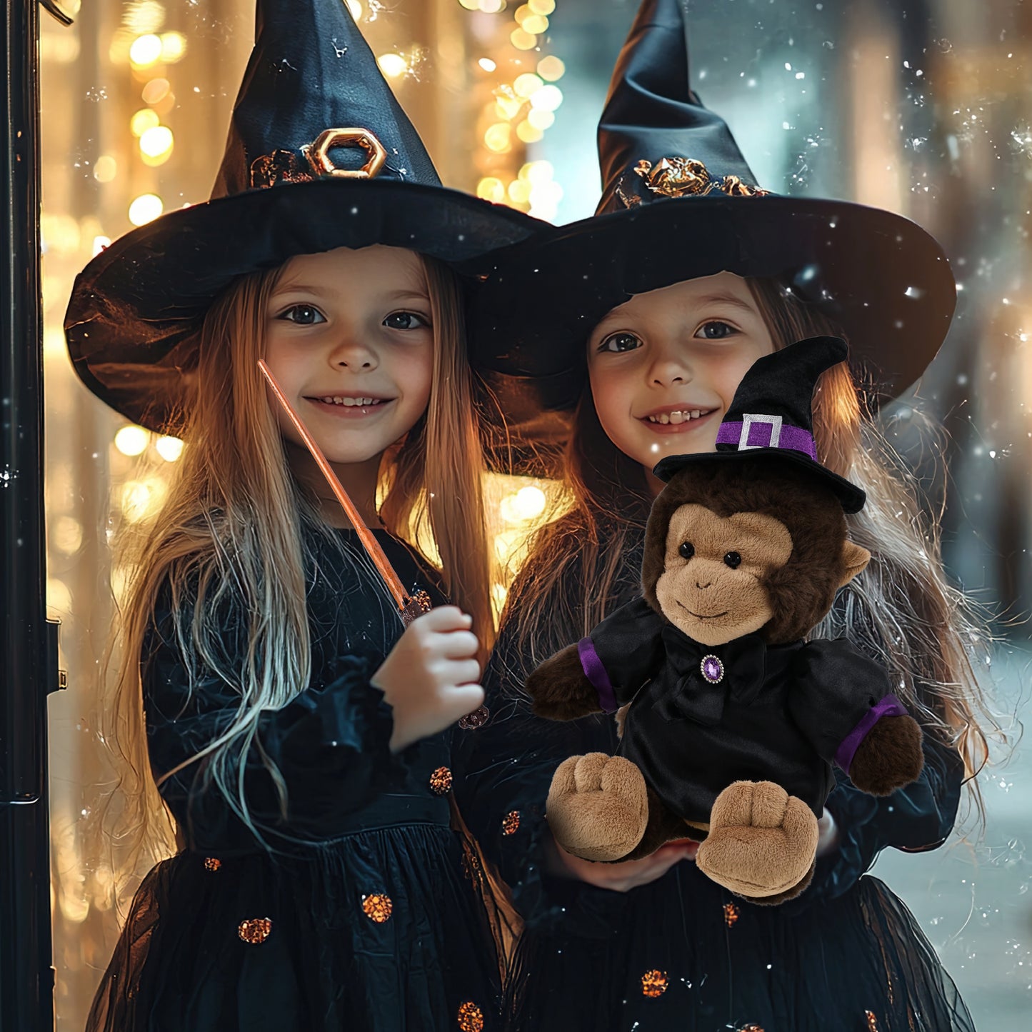 SUPER-SOFT PLUSH - MONKEY 9" WITCH