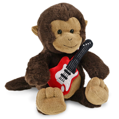 SUPER-SOFT PLUSH - MONKEY 9" WITH GUITAR ADD ON