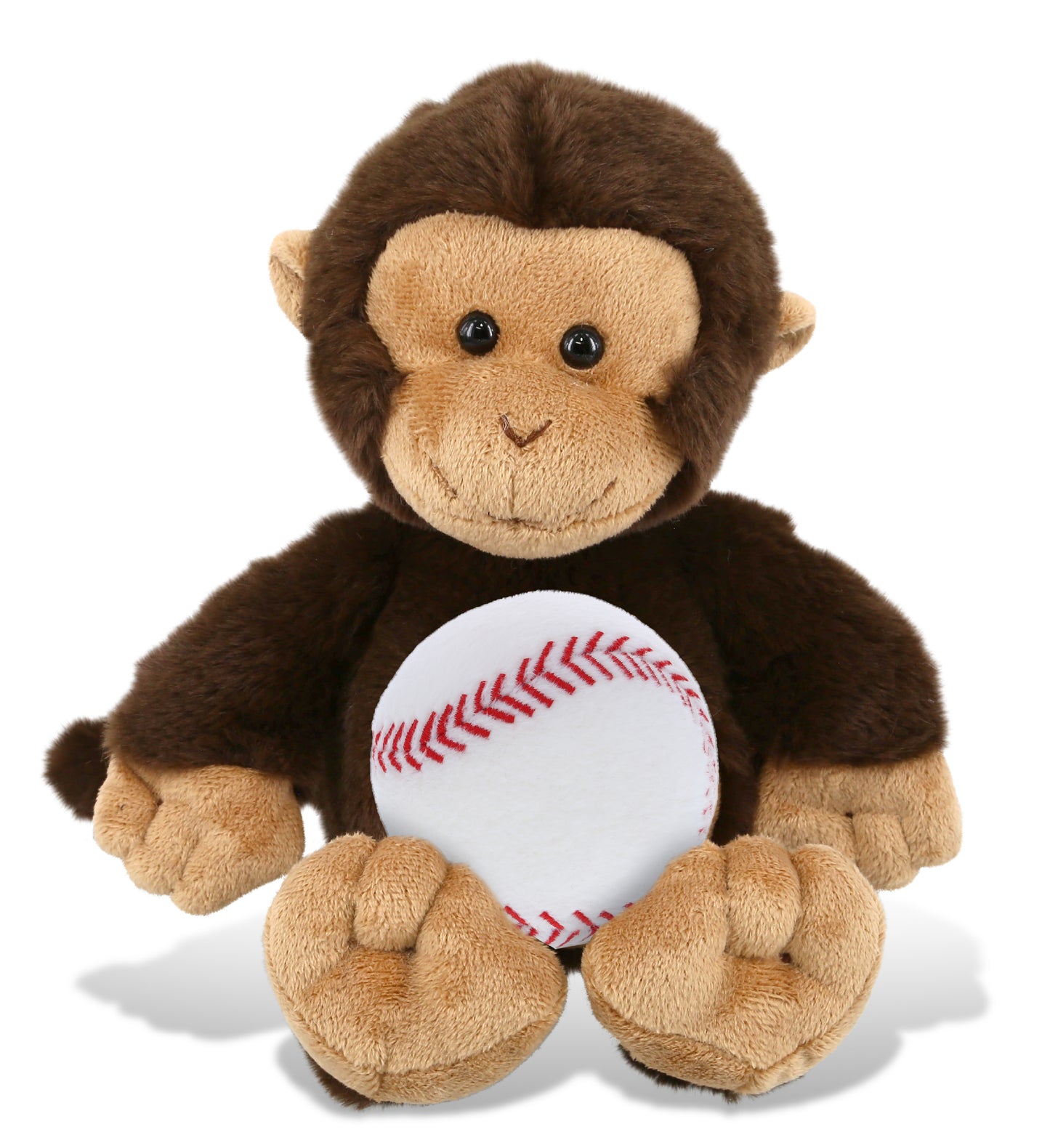 PLUSH BASEBALL - SUPER-SOFT PLUSH - MONKEY 9"