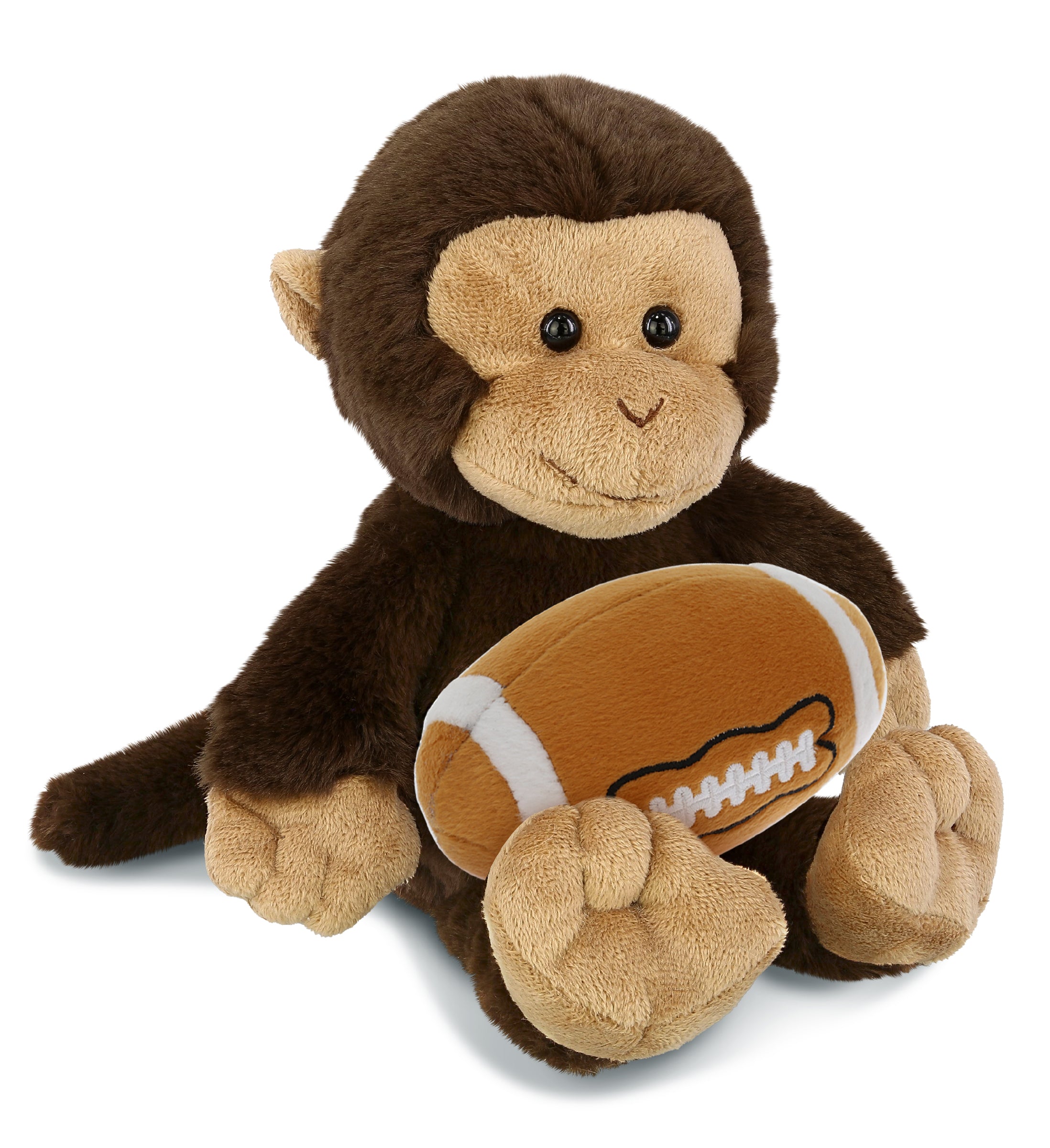 SUPER-SOFT PLUSH - MONKEY 9" WITH FOOTBALL PLUSH