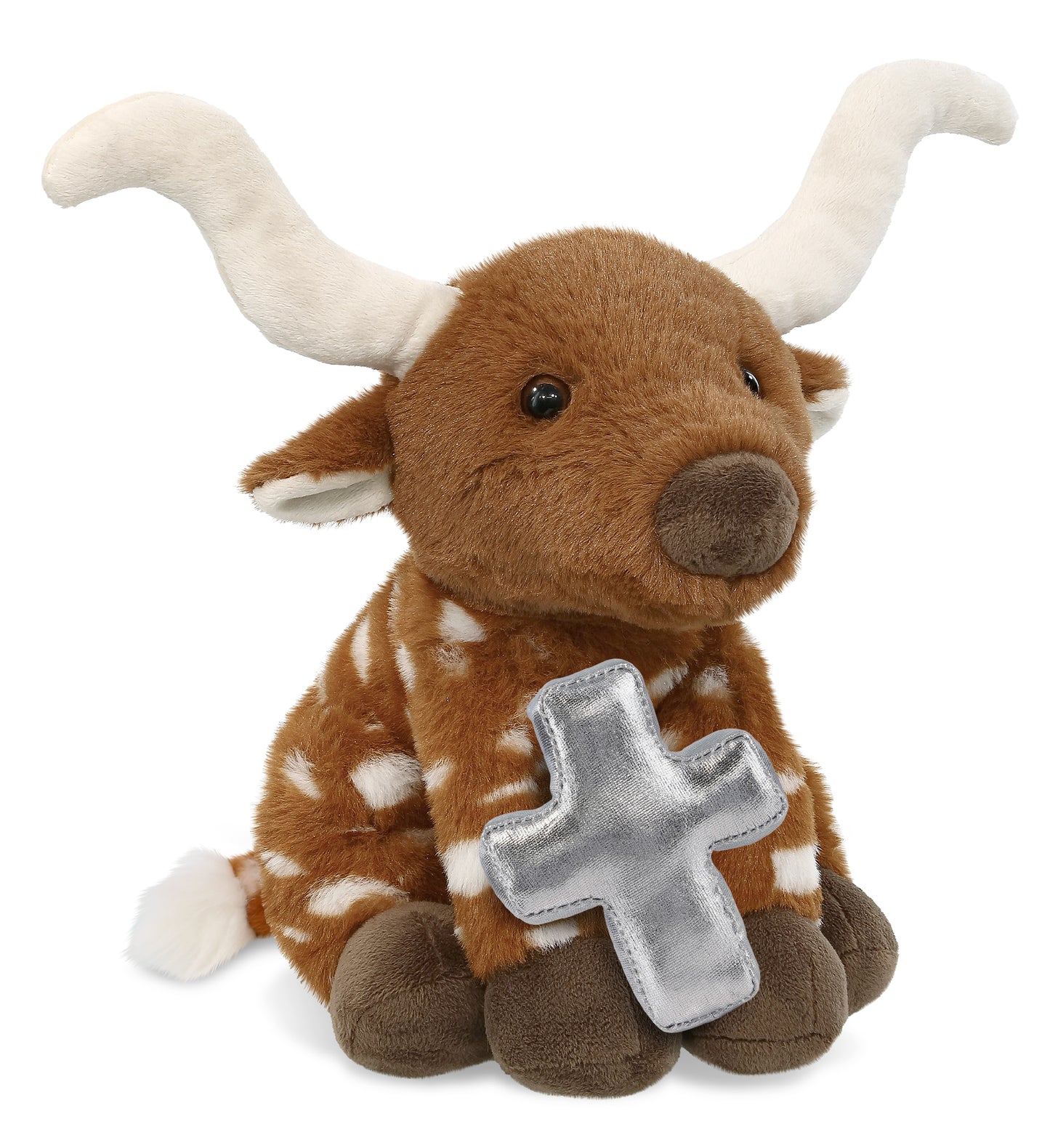 PLUSH CROSS - SUPER SOFT PLUSH - FLOPPY LONGHORN 10"