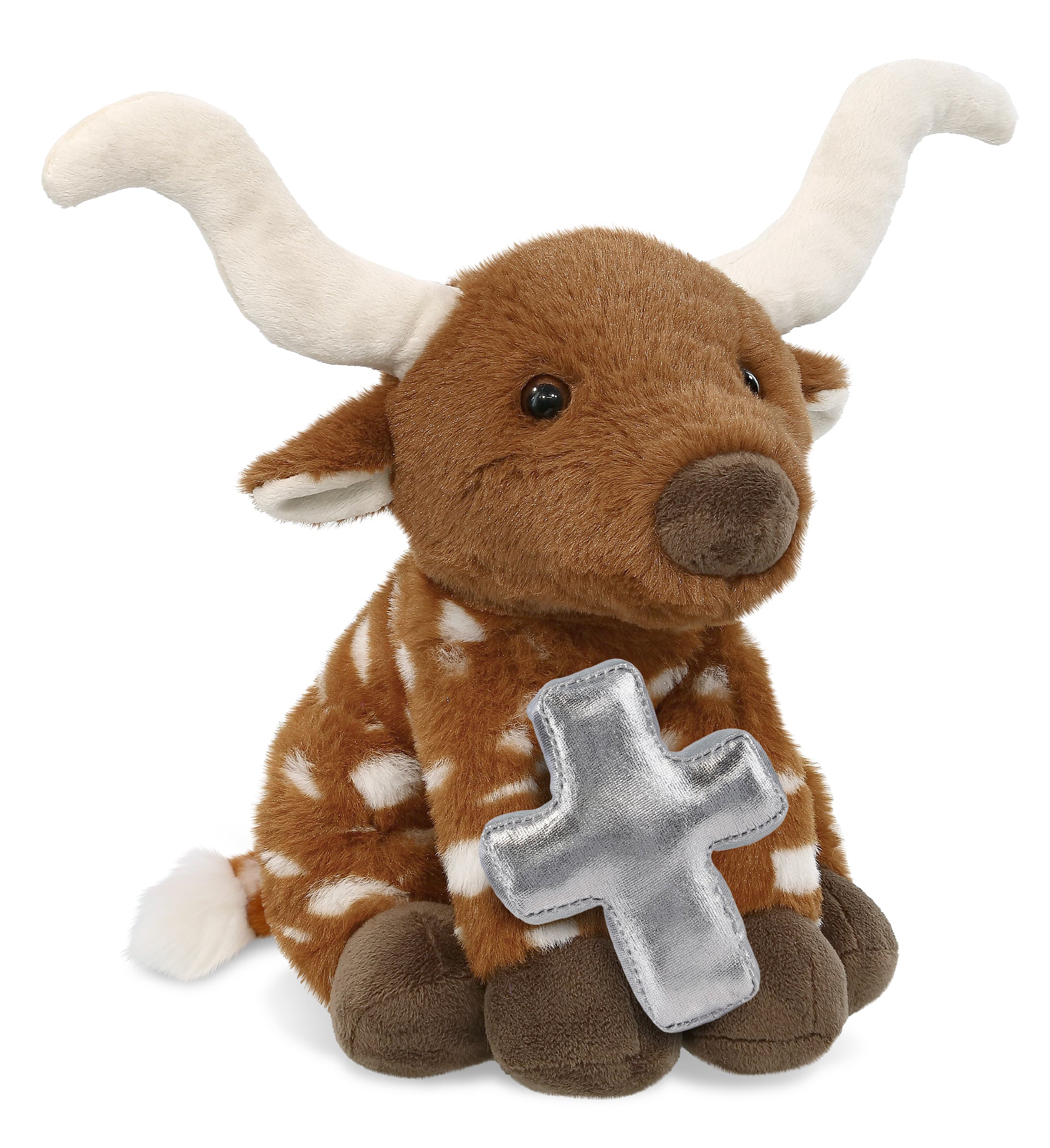 PLUSH CROSS - SUPER SOFT PLUSH - FLOPPY LONGHORN 10"