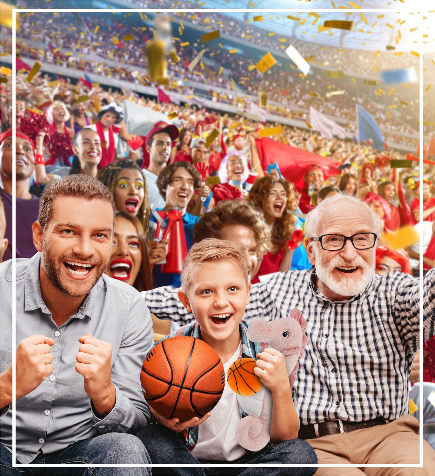 SUPER-SOFT PLUSH - ROSE SEAHORSE 12" WITH BASKETBALL PLUSH