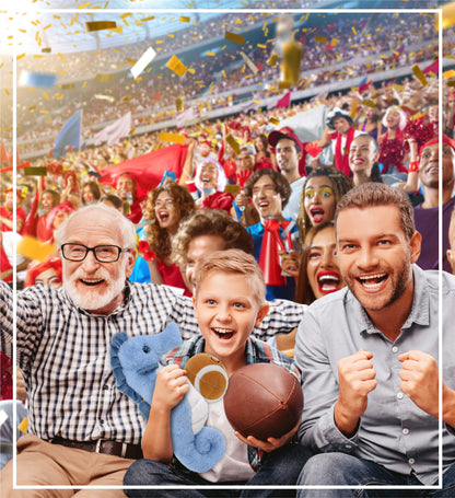 SUPER-SOFT PLUSH - BLUE SEAHORSE 12" WITH FOOTBALL PLUSH