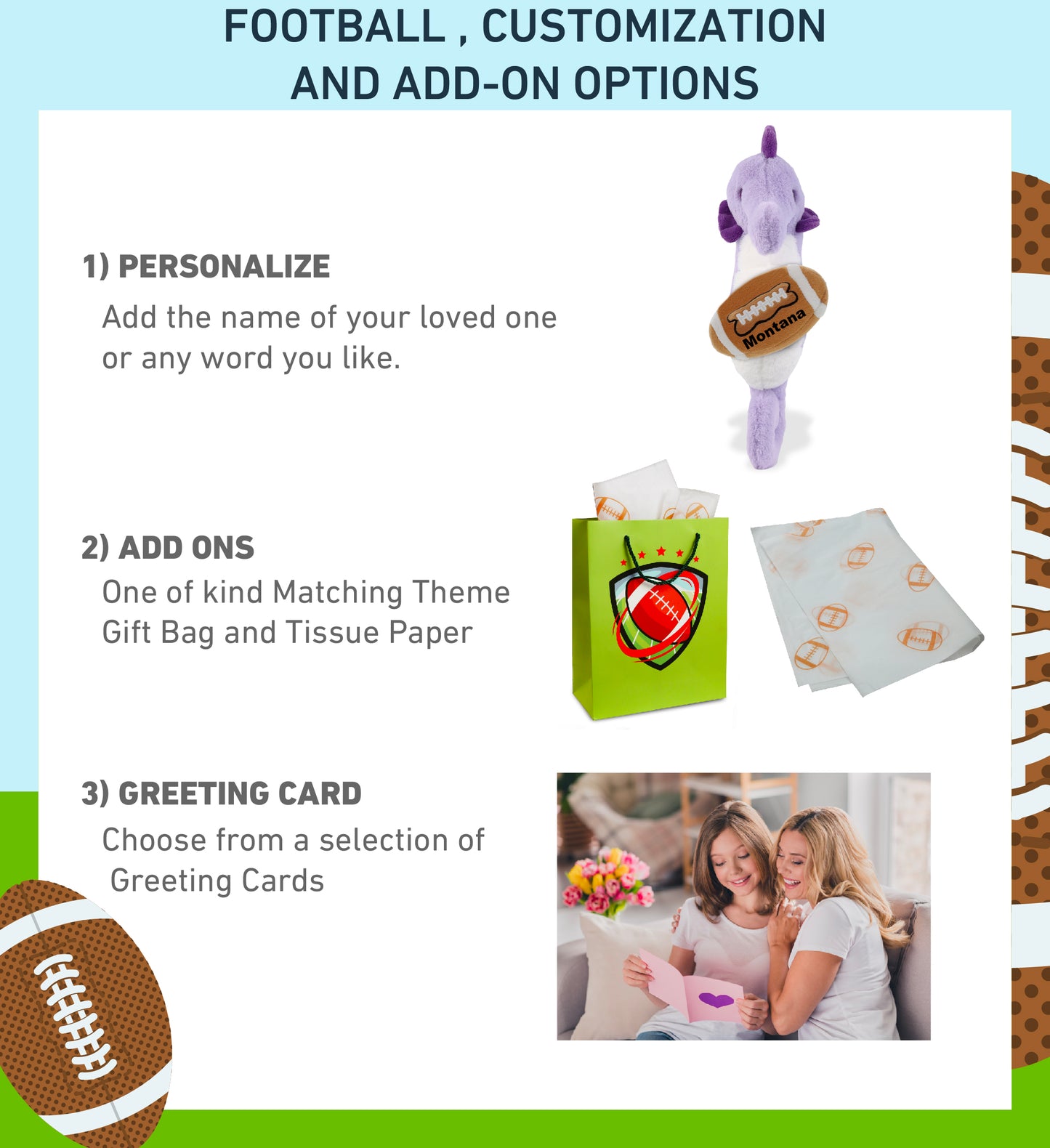 SUPER-SOFT PLUSH - PURPLE SEAHORSE 12" WITH FOOTBALL PLUSH