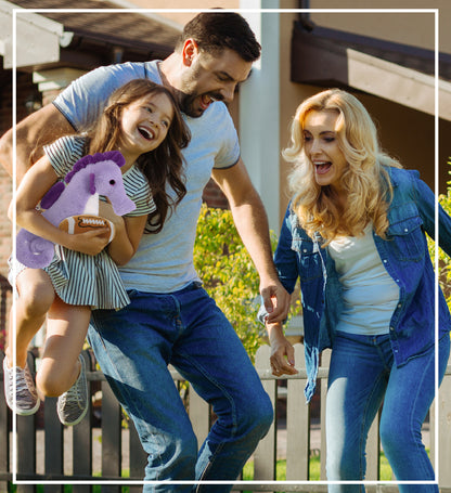 SUPER-SOFT PLUSH - PURPLE SEAHORSE 12" WITH FOOTBALL PLUSH