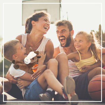 SUPER-SOFT PLUSH - FANCY LAYING BROWN HORSE 10" WITH BASKETBALL PLUSH
