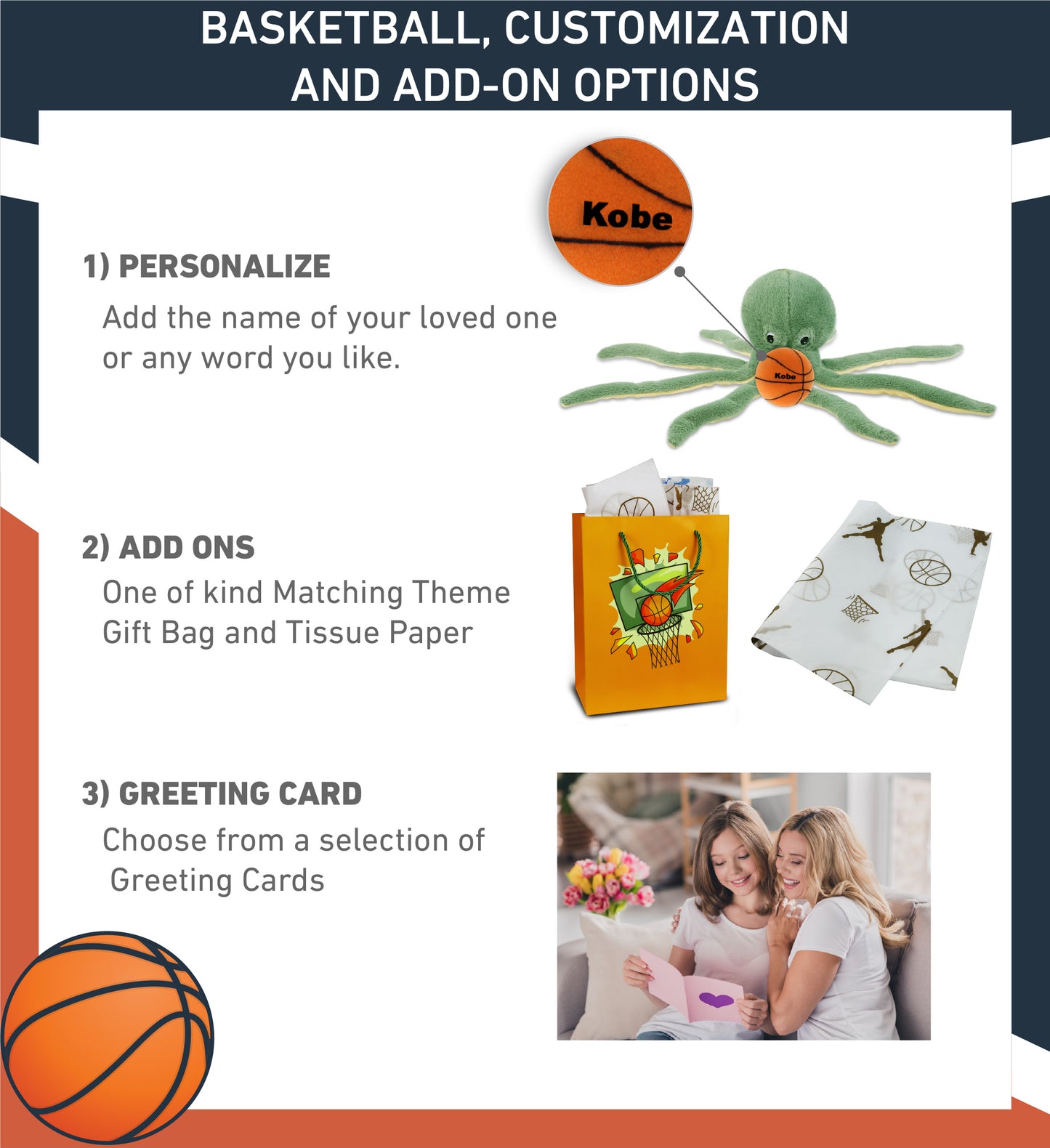 SUPER-SOFT PLUSH - GREEN OCTOPUS 15" WITH BASKETBALL PLUSH